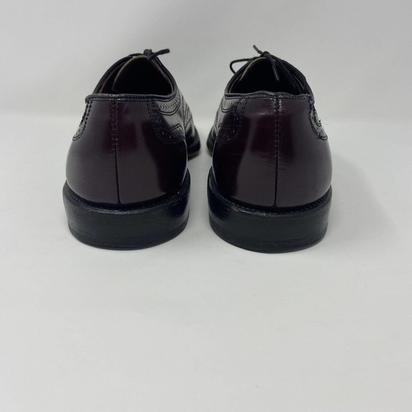 Allen Edmonds Townley Burgundy Leather Wingtip Dress Shoe 4777 Size‎ 9 - Picture 6 of 12